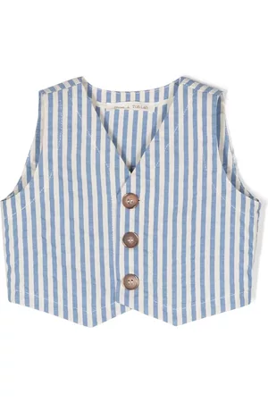 Zhoe & Tobiah Abrigos y Chamarras - Stripe-print V-neck waistcoat