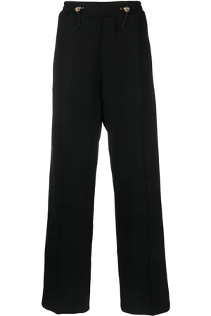 VERSACE Pantalones rectos con detalle de Medusa