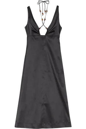 Ganni Vestido sin mangas con cuello en V