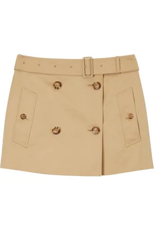 Burberry Falda corta Gabardine Trench