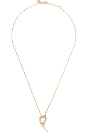 SHAUN LEANE Collar Cherry Blossom de oro vermeil de 18kt con dije de perla