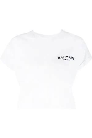 Balmain Playera corta con logo