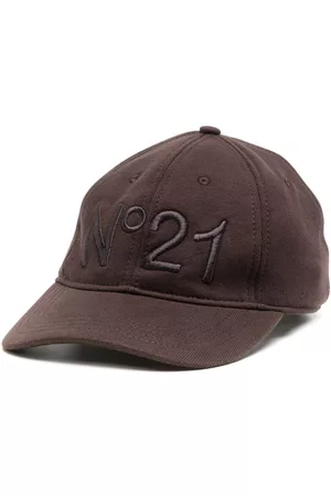 Nº21 Hombre Gorras - Logo-embroidered cotton cap