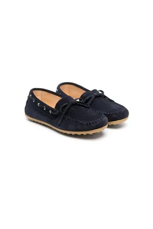 DOUUOD KIDS Mocasines slip-on de gamuza