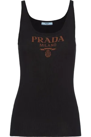 Prada Camiseta con logo estampado
