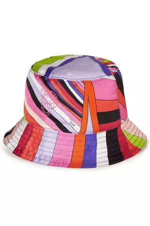 Puccini Mujer Gorro pescador - Gorro de pescador con estampado abstracto