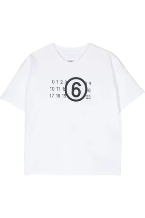 Maison Margiela Playera con motivo de números
