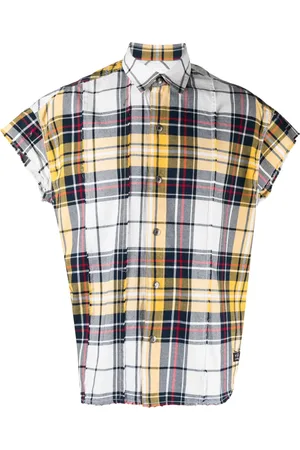Izzue Camisa con cuadros estampados