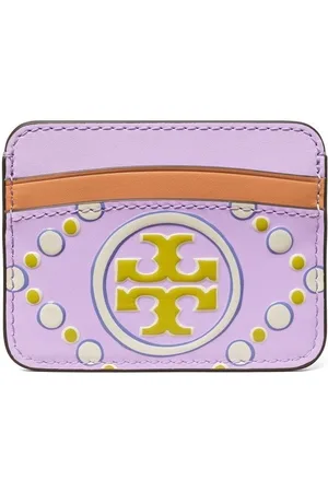 Tory Burch Tarjetero con logo en relieve