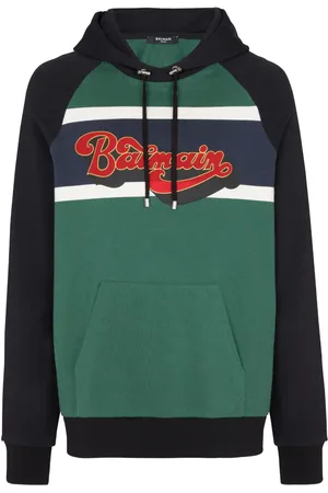 Balmain Hoodie con logo estampado