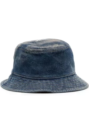 We11 Done Mujer Gorro pescador - Gorro de pescador con logo bordado