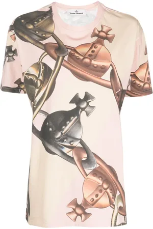 Vivienne Westwood Playera Orb con logo estampado
