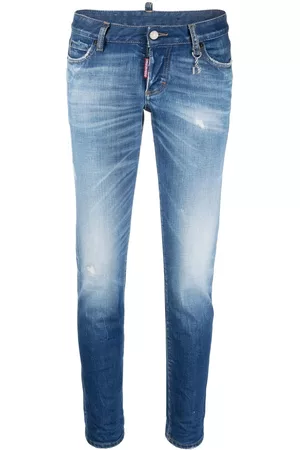 Dsquared2 Mujer Skinny - Faded slim-cut jeans