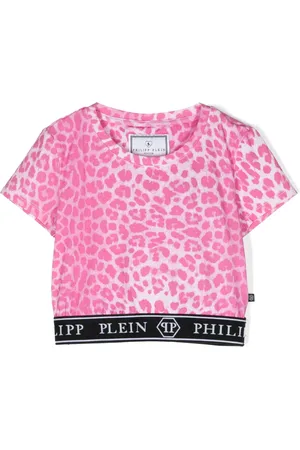 Philipp Plein Playera con estampado de leopardo