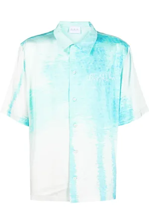 BLUE SKY INN Camisa manga corta con estampado abstracto