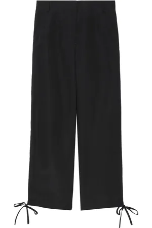 Msgm Pantalones con cordones en los tobillos