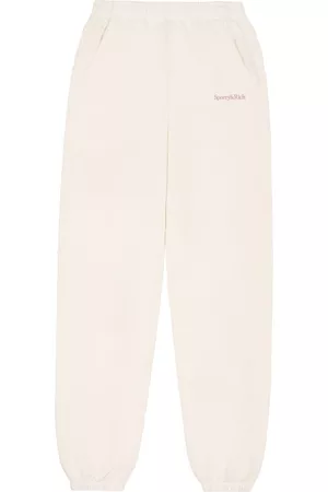 Sporty & Rich Pants Serif con logo estampado