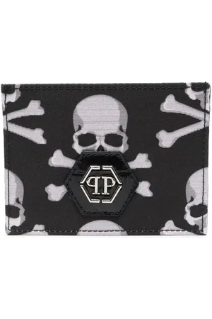 Philipp Plein Tarjetero con motivo Skull