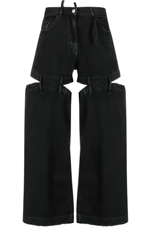 The Attico Jeans anchos con aberturas