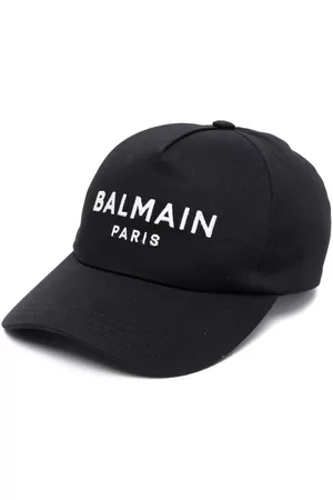 Balmain Hombre Gorras - Logo-embroidered cotton cap
