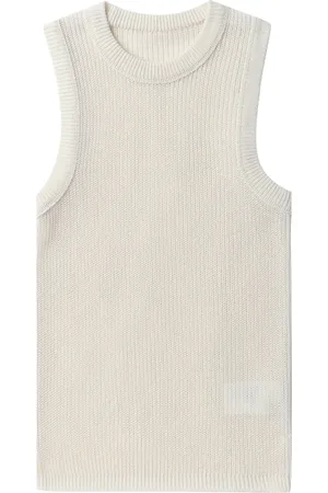 Low Classic Top tejido sin mangas con cuello redondo