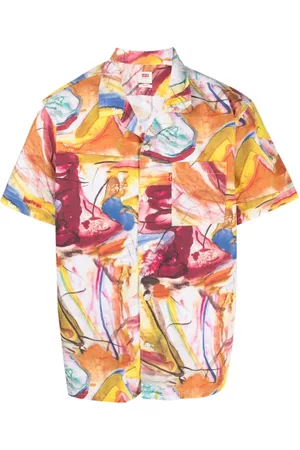 Levi's Hombre Camisas estampadas - Artschool-print short-sleeved shirt