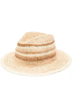 MANEBI Mujer Sombreros - Woven-wicker design sun hat