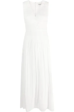 Diane von Furstenberg Vestido largo con cuello en V