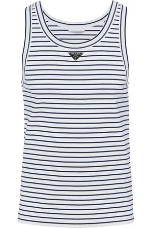 Prada Camiseta con logo triangular