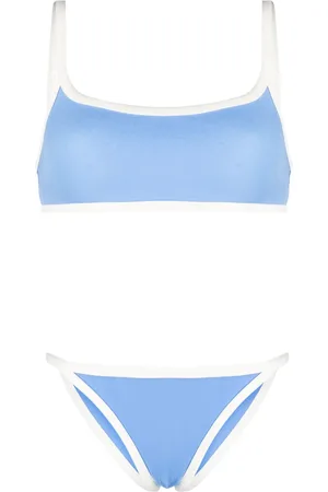 Lisa Marie Fernandez Bikini con bordes en contraste