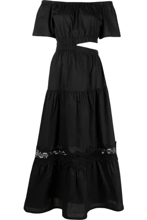 Liu Jo Mujer Vestidos Maxi Largos y Casuales - Off-shoulder maxi dress