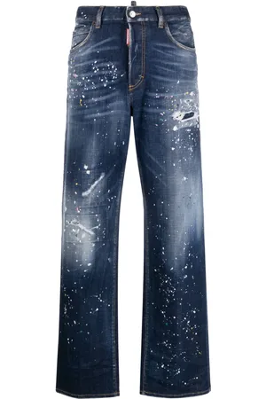Dsquared2 Jeans con efecto lavado y detalle de salpicaduras de pintura