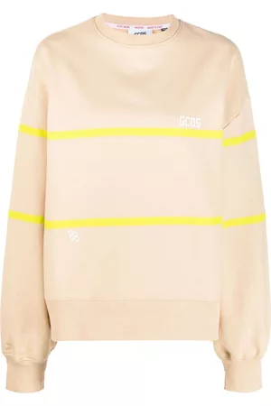 GCDS Mujer Estampados - Logo-print cotton sweatshirt