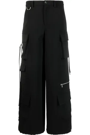 Patrizia Pepe Pantalones cargo con diseño ancho