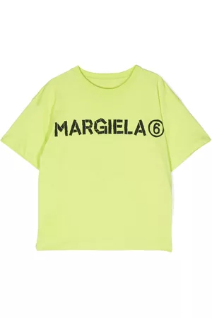 Maison Margiela Playeras originales - Playera con letras del logo