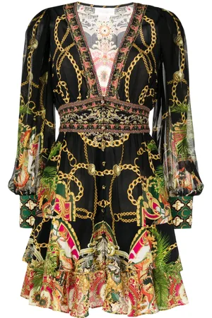 Camilla Vestido de seda Jealousy and Jewels