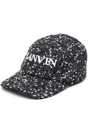 Lanvin Mujer Gorras - Logo-embroidered tweed cap
