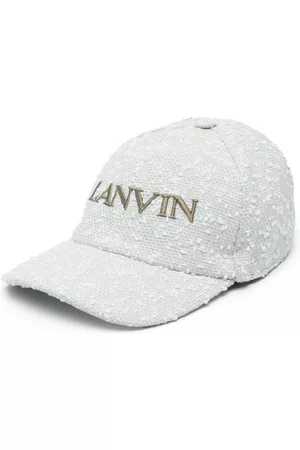 Lanvin Mujer Gorras - Logo-embroidered tweed cap