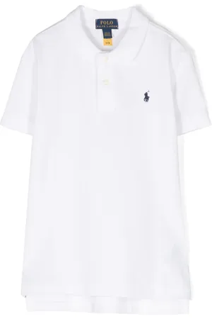 Ralph Lauren Playera tipo polo con logo bordado