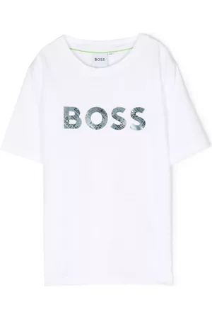 HUGO BOSS Playeras originales - Logo-print cotton T-shirt