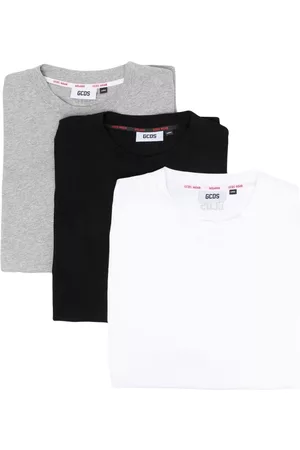 GCDS Pack de playeras con logo estampado