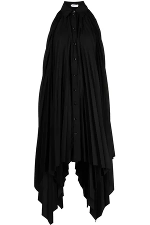 ROSETTA GETTY Mujer Vestidos de Fiesta y Coctel - Vestido camisero sin mangas plisado