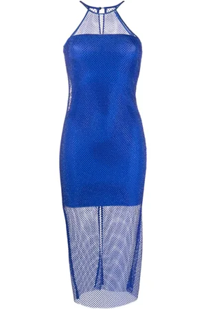 Patrizia Pepe Vestido midi con detalles de strass