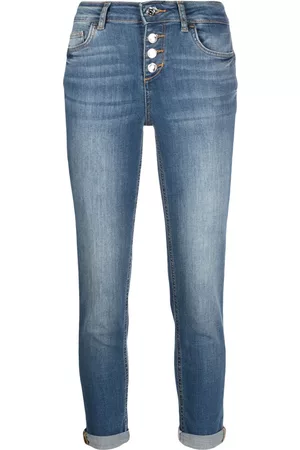 Liu Jo Mujer Jeans - Stonewashed cropped jeans