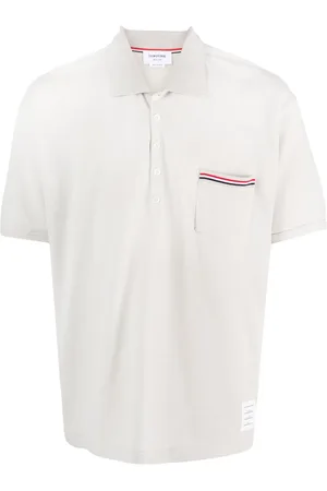 Thom Browne Playera tipo polo manga corta
