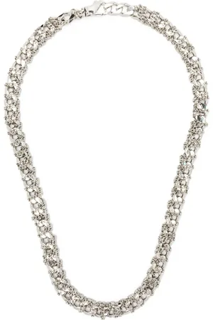 EMANUELE BICOCCHI Collar de cadena en plata de ley