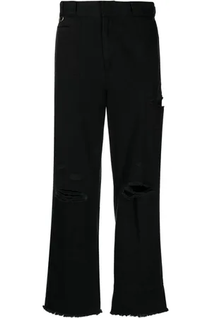 UNDERCOVER Jeans rectos con efecto envejecido
