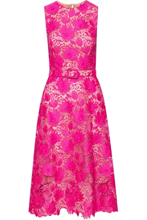Oscar de la Renta Vestido midi Water Lily