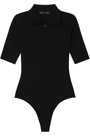 Proenza Schouler Body con cuello polo de manga corta