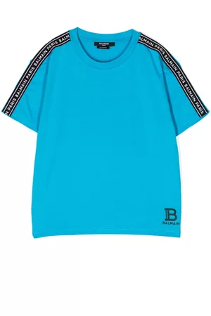 Balmain Playeras originales - Logo-print cotton T-shirt